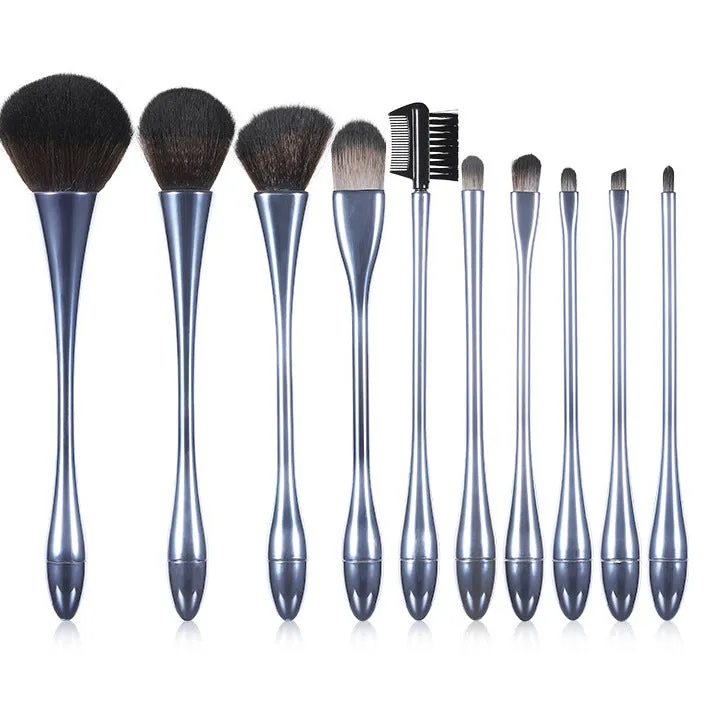 10pcs Makeup Brush Small Waist Goblet Makeup Brush Set