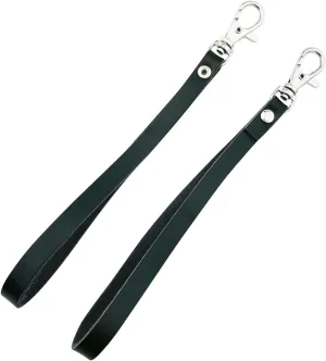 2 pieces Leather Purse Wrist Strap for Wallet Clutch Wristlet Purse Keys Keychain Pouch
