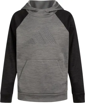 adidas Boys' Pullover Hoodie Poly Hooded Sweatshirt