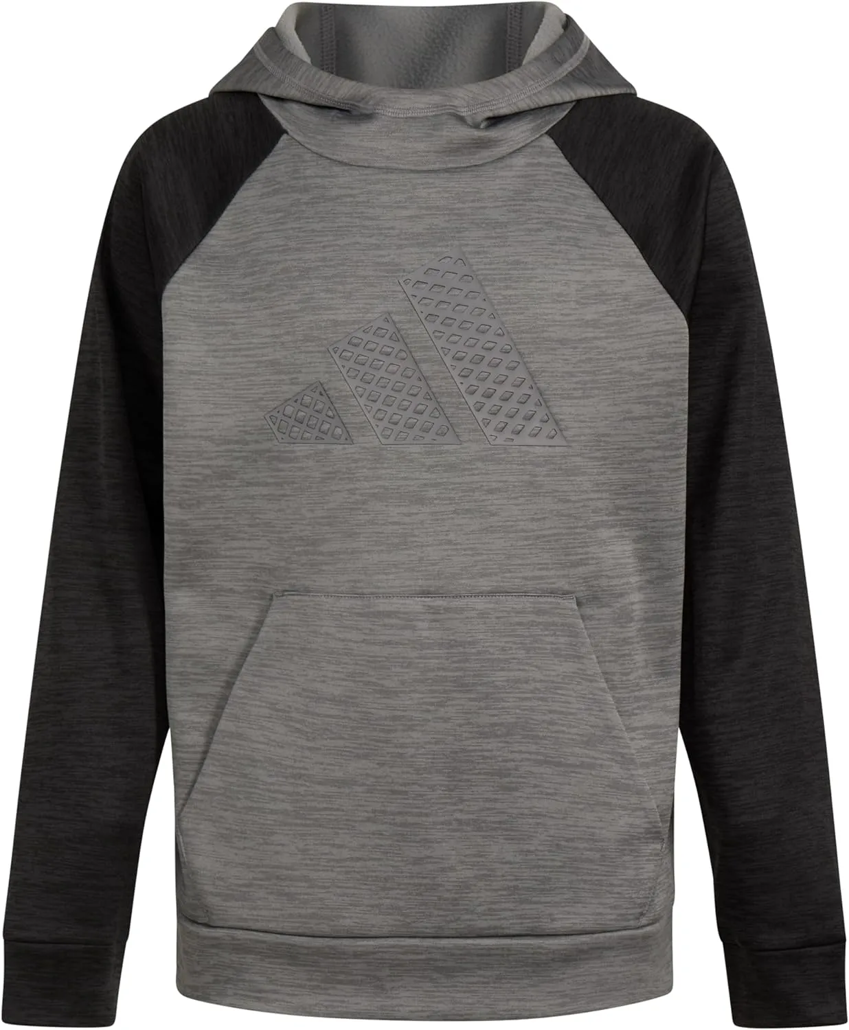 adidas Boys' Pullover Hoodie Poly Hooded Sweatshirt
