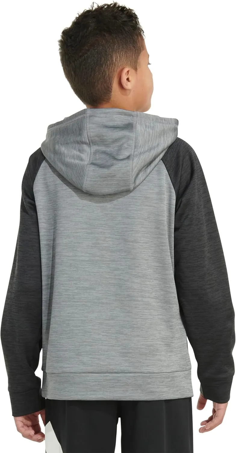 adidas Boys' Pullover Hoodie Poly Hooded Sweatshirt
