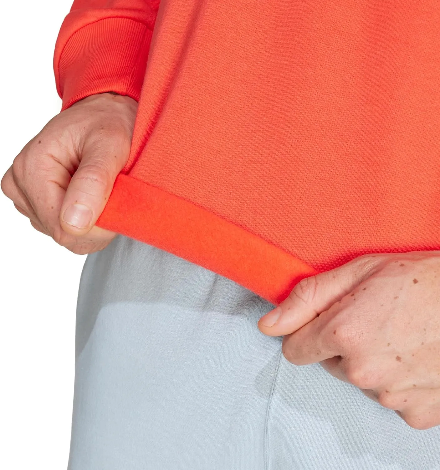 adidas Men's All Szn Fleece Quarter-Zip Crewneck Swearshirt