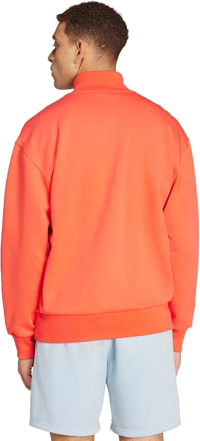 adidas Men's All Szn Fleece Quarter-Zip Crewneck Swearshirt
