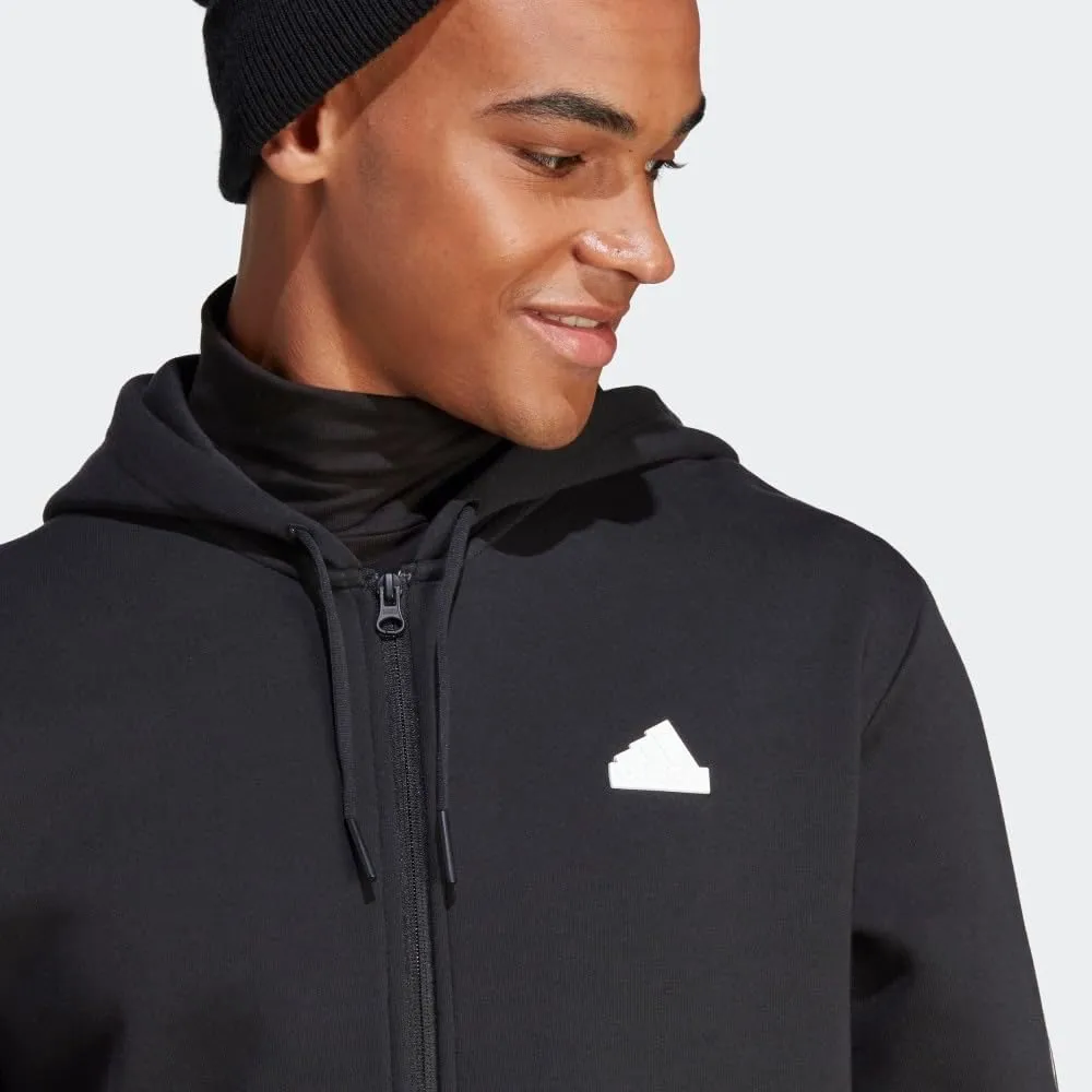 adidas Men's Future Icon 3-Stripes Full-Zip Hoodie