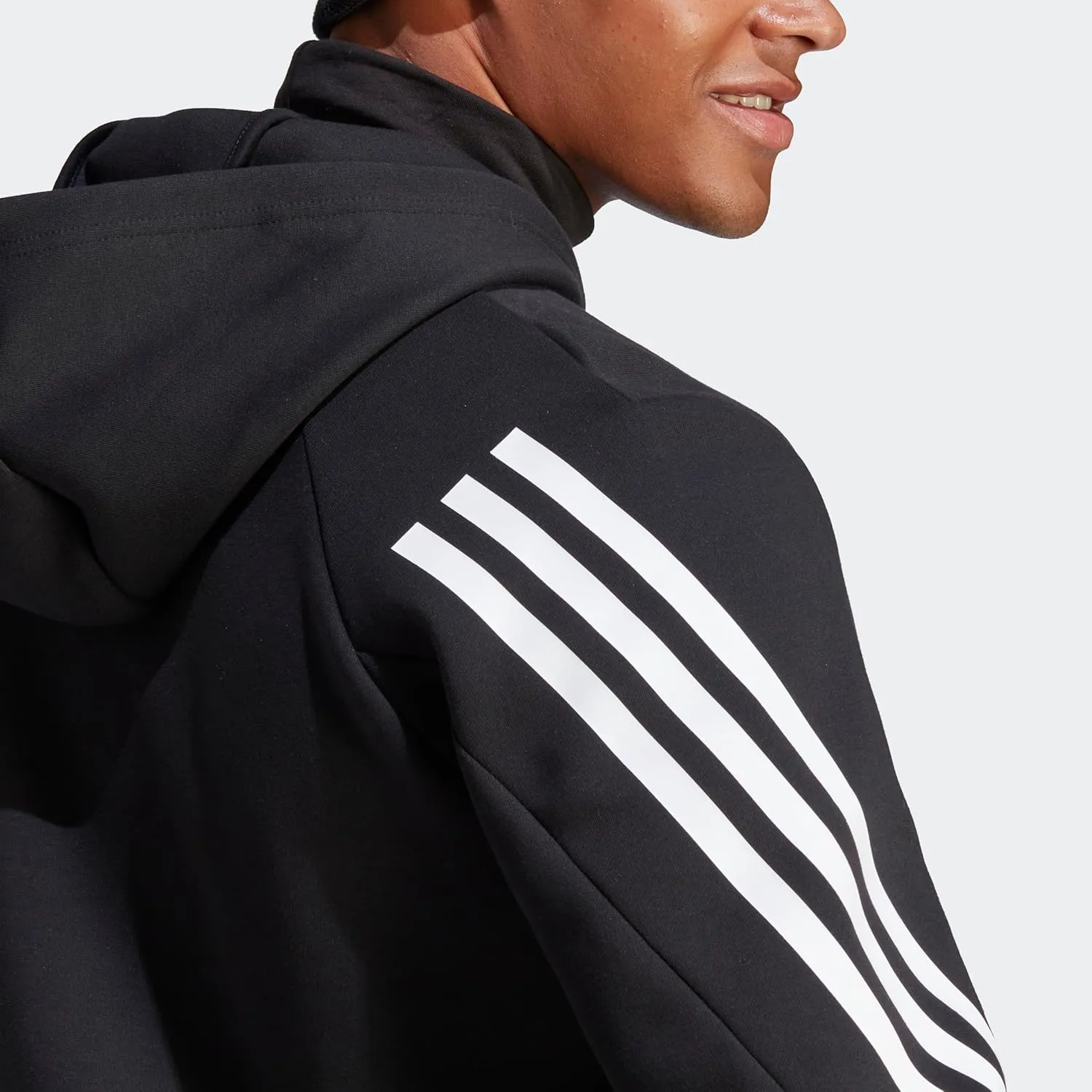 adidas Men's Future Icon 3-Stripes Full-Zip Hoodie