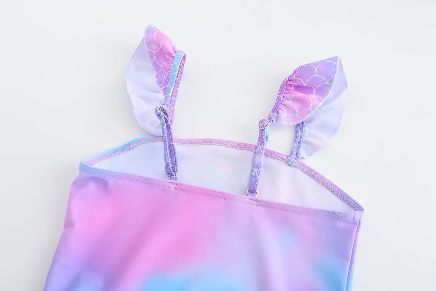 Akokvlar Two Pieces Swimsuit Mermaid Bikinis Tankini Bathing Suit for Little Girls