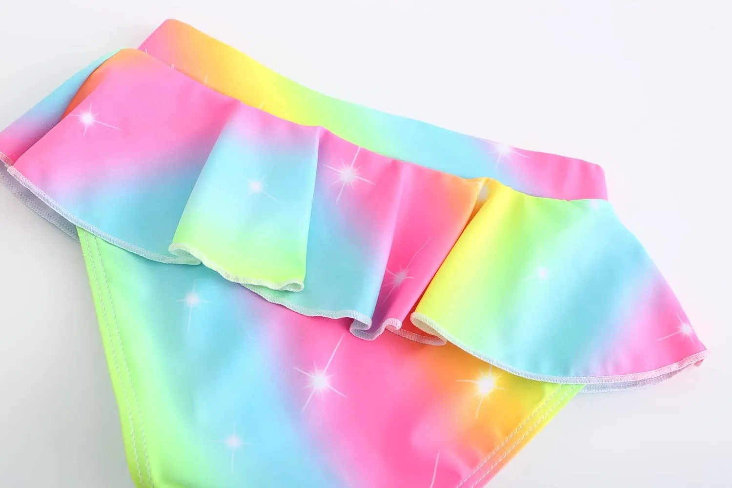 Akokvlar Two Pieces Swimsuit Mermaid Bikinis Tankini Bathing Suit for Little Girls