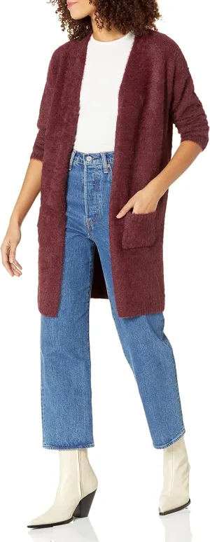 Angie Women's Super Soft Open Cardigan with Pockets