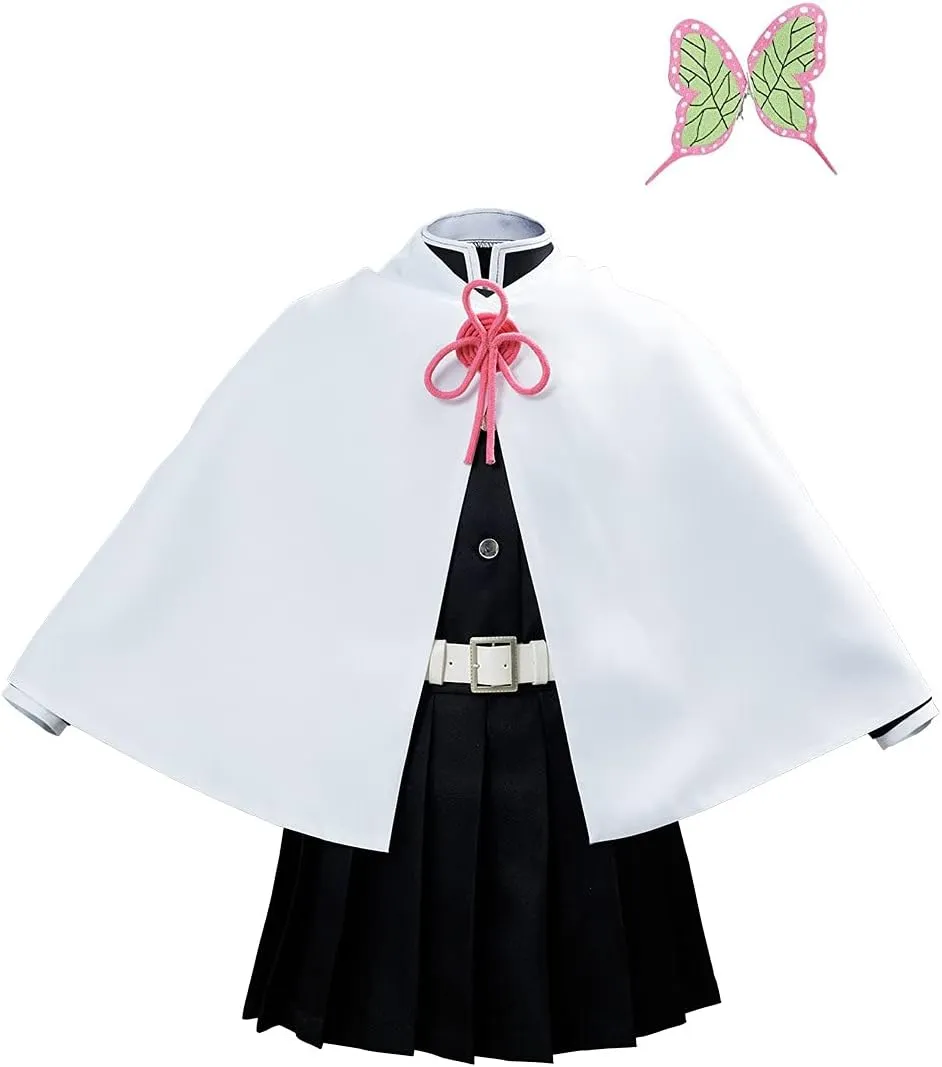 Anime Cosplay Costume Cloak Outfit Halloween Party Uniform Robe Cape Dress for Kids Girls