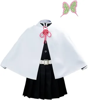 Anime Cosplay Costume Cloak Outfit Halloween Party Uniform Robe Cape Dress for Kids Girls