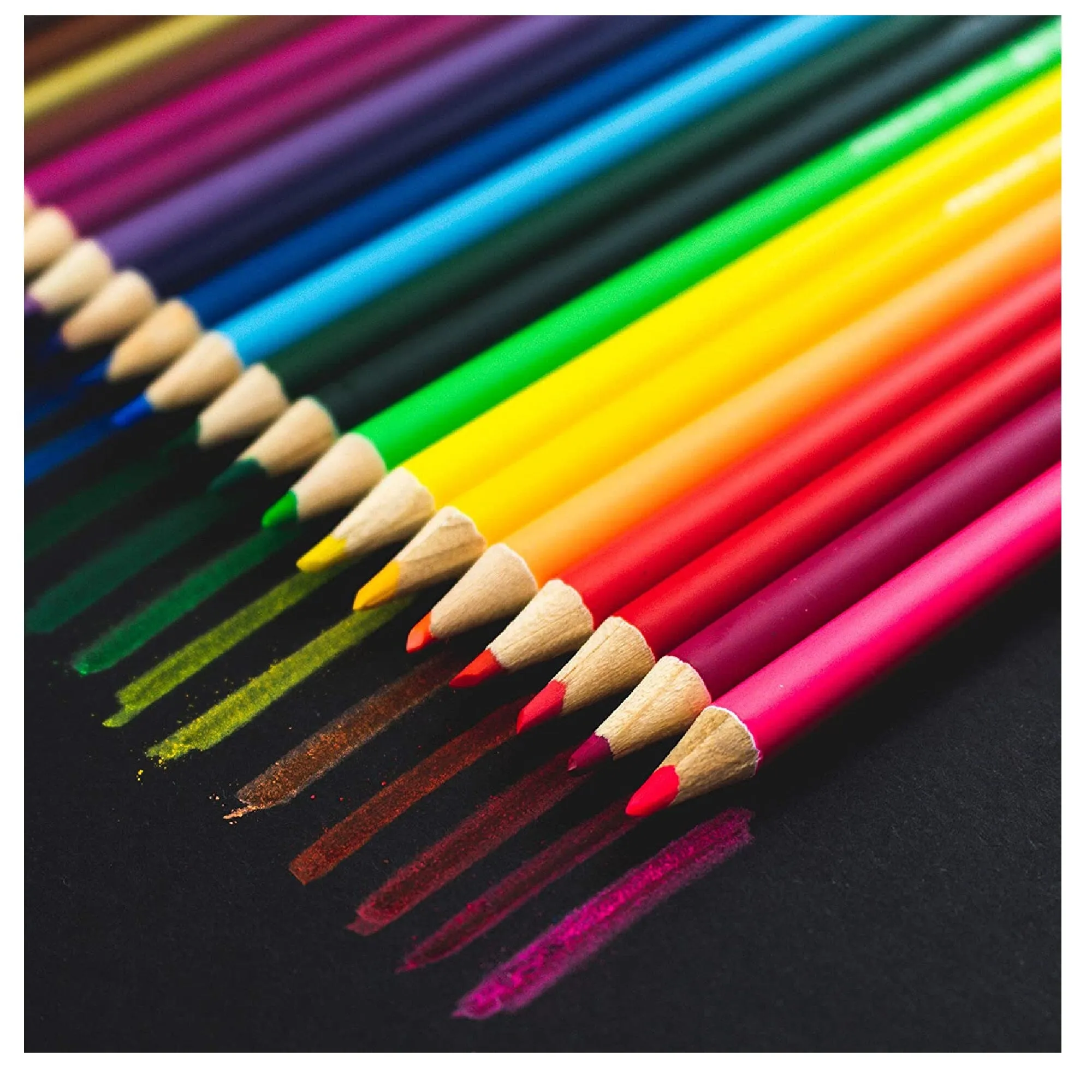 Art 101 Doodle and Color 142 Piece Art Set In A Wooden Case | Includes 24 Premium Colored Pencils to the Portable Art Studio