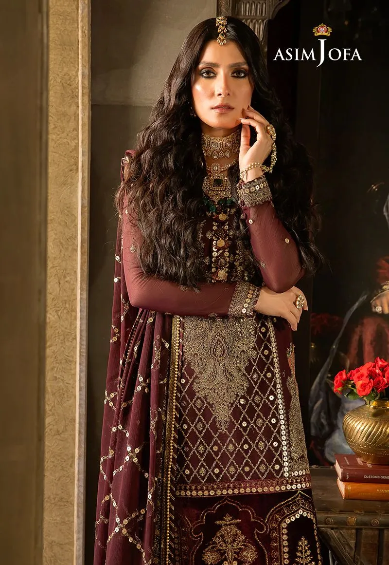 ASIM JOFA READY TO WEAR VELVET FESTIVE 12