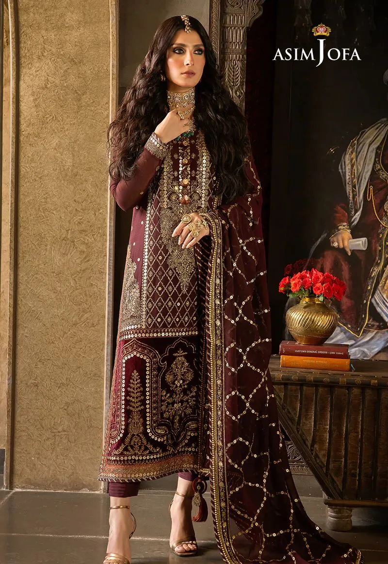 ASIM JOFA READY TO WEAR VELVET FESTIVE 12