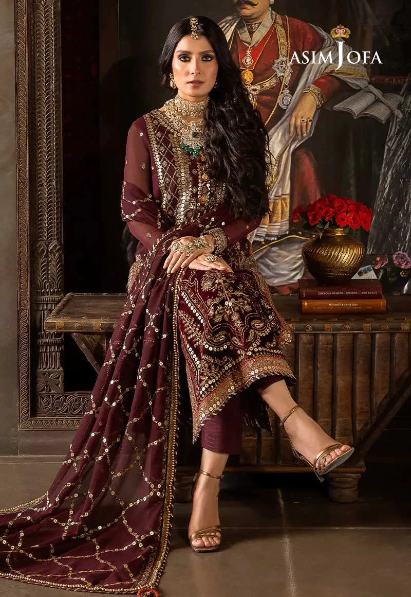 ASIM JOFA READY TO WEAR VELVET FESTIVE 12