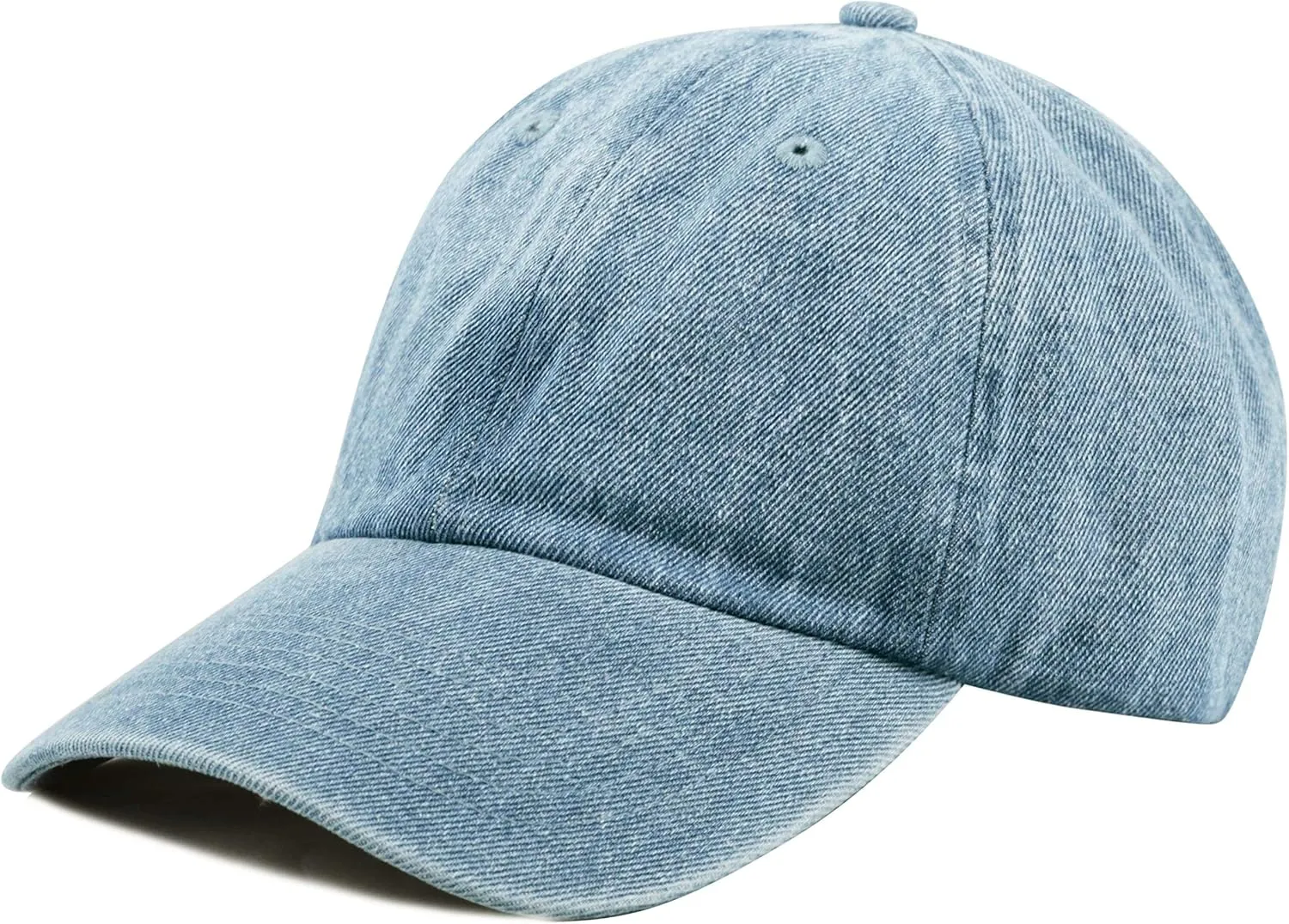 Baseball Dad Hat Women Men Blank Washed Low Profile Cotton and Denim UPF 50  Running Golf Cap Hat