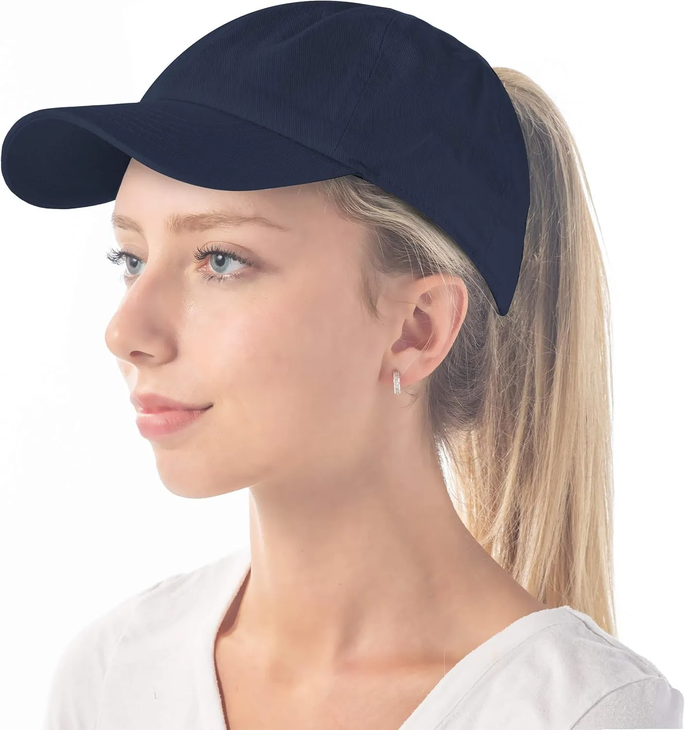 Baseball Dad Hat Women Men Blank Washed Low Profile Cotton and Denim UPF 50  Running Golf Cap Hat
