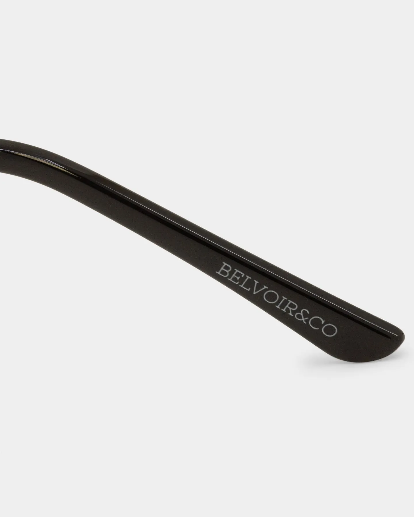 Belvoir & Co Willow Sunglasses Black/Gold