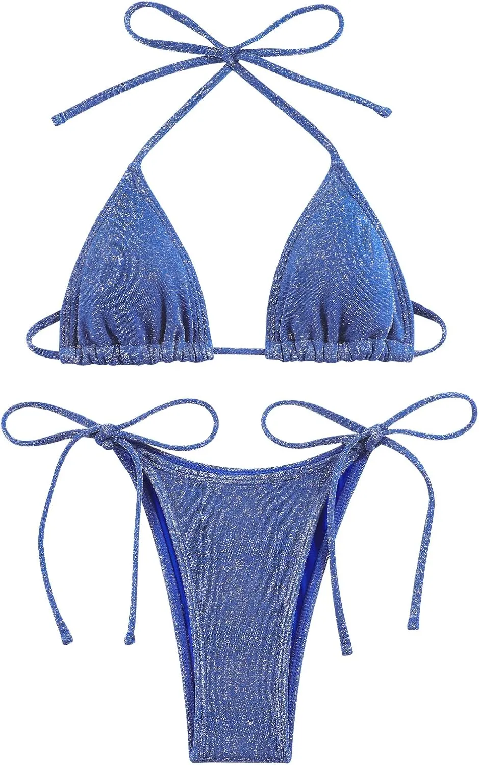 Bikini Sets Women Thongs Cheeky Two Piece Swimsuit Sexy Swimwear Triangle Cute Bathing Suit String