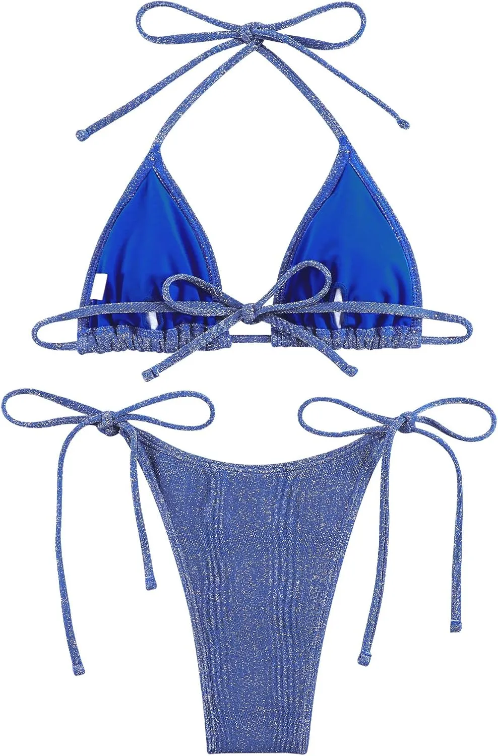 Bikini Sets Women Thongs Cheeky Two Piece Swimsuit Sexy Swimwear Triangle Cute Bathing Suit String