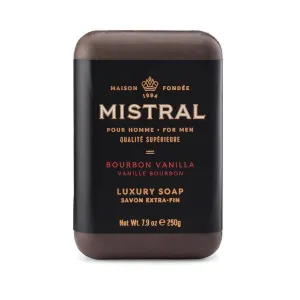 Bourbon Vanilla Bar Soap for Men, 7.9 Oz.