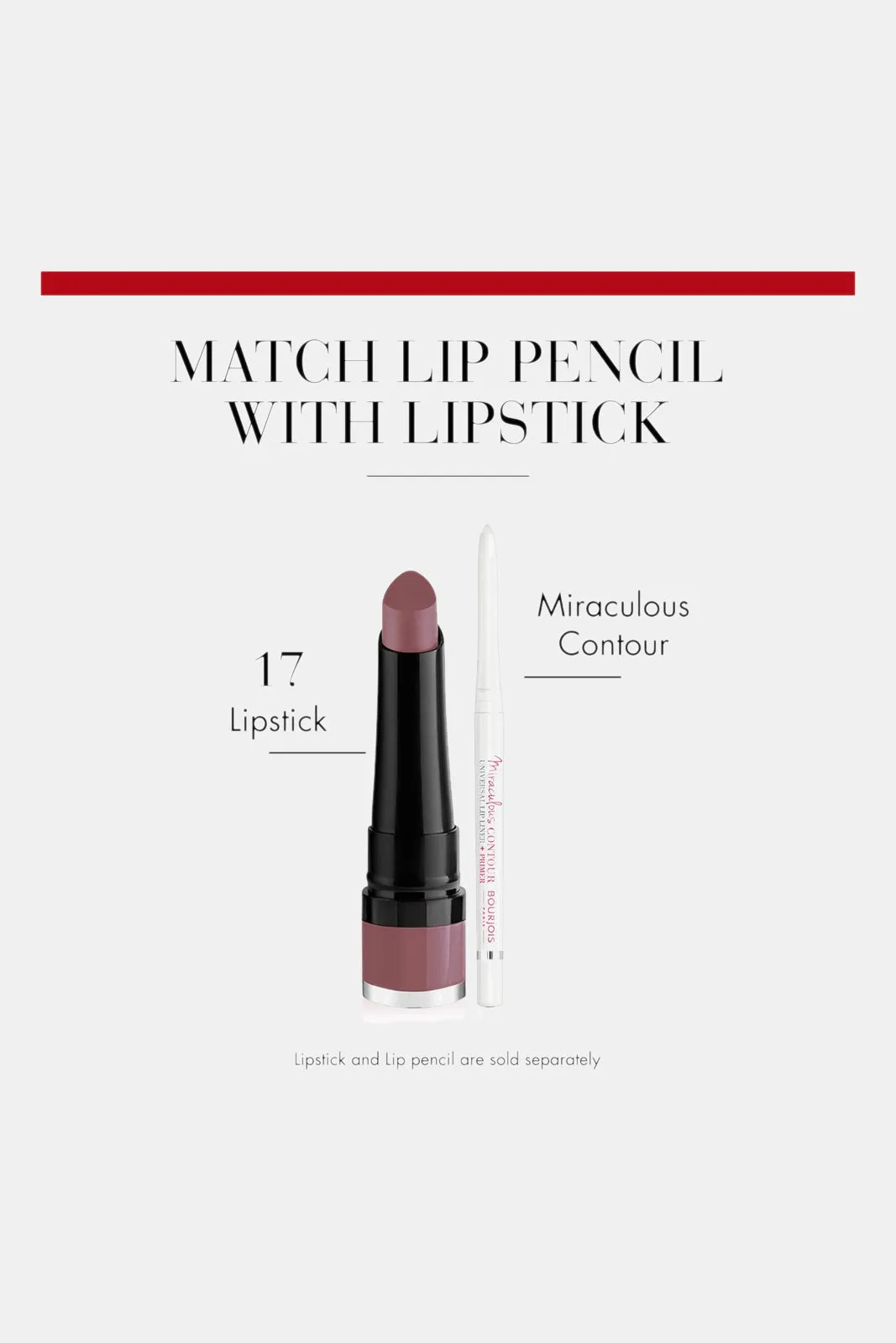 Bourjois Rouge Velvet The Lip Stick 17- From Paris With Mauve
