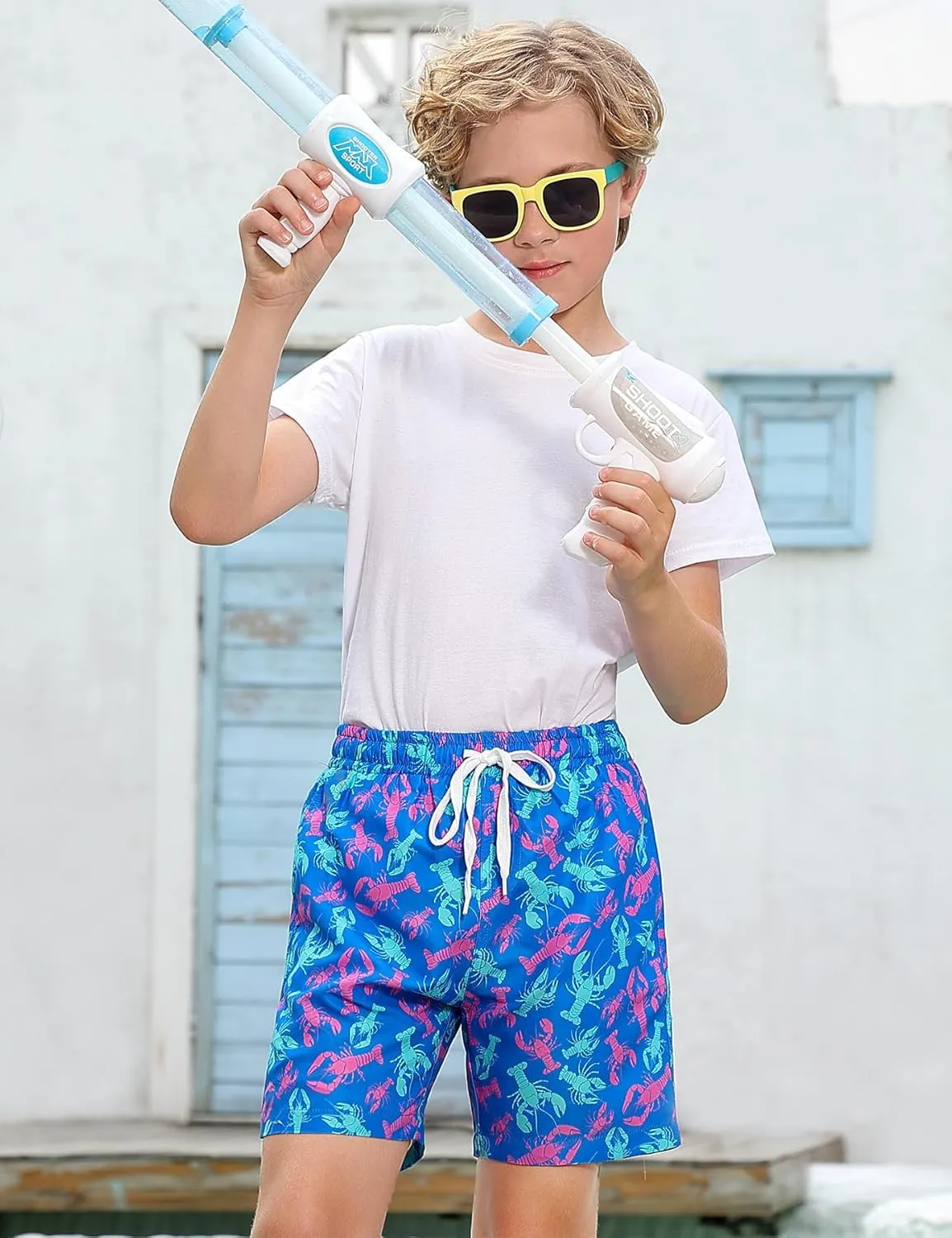 Boys Swim Trunks Compression Liner Bathing Suit Quick Dry Swimsuit 6-20T
