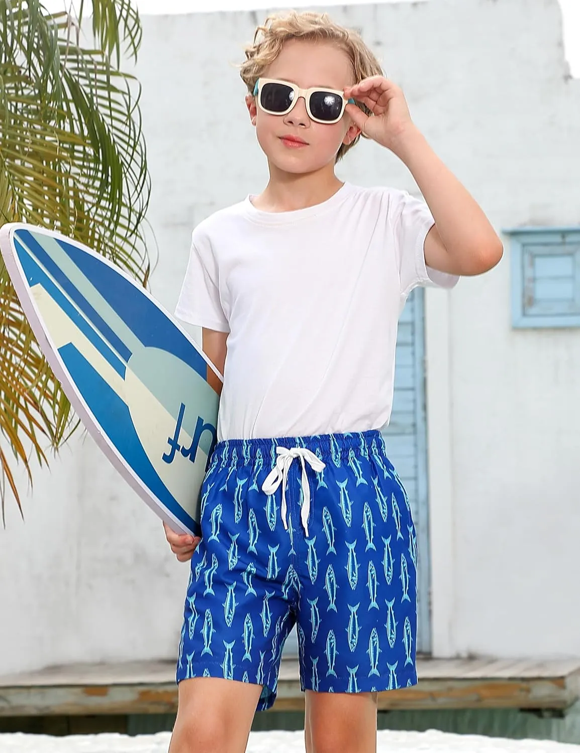 Boys Swim Trunks Compression Liner Bathing Suit Quick Dry Swimsuit 6-20T