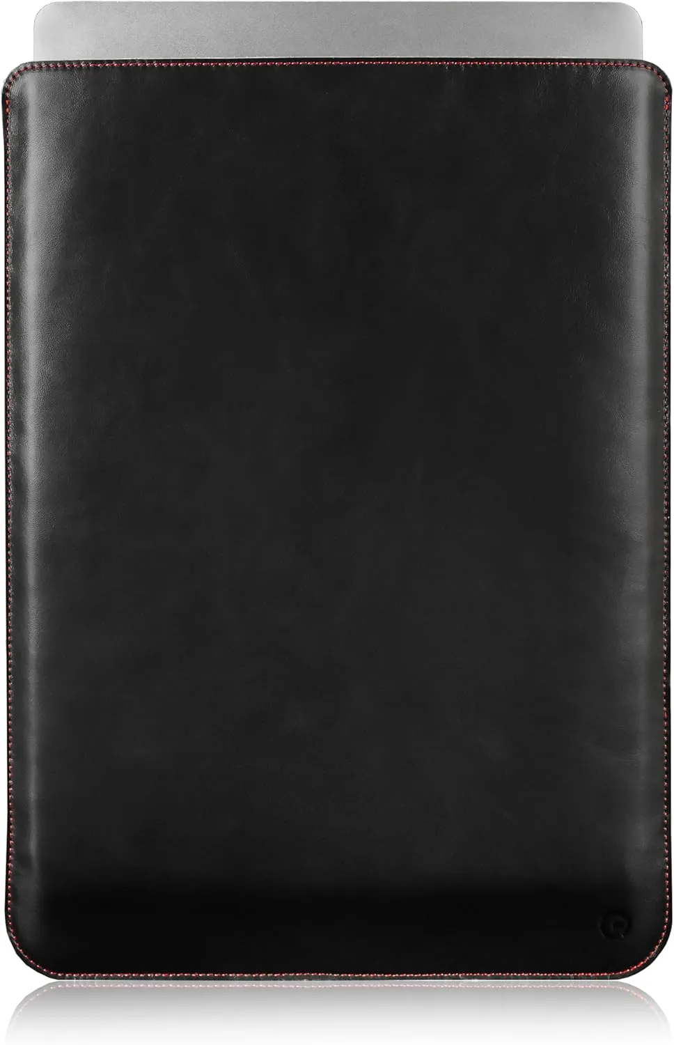 Casemade Real Leather Laptop Sleeve for MacBook Pro & Air Fits 13, 14, 15 & 16 Inch - Genuine Full Grain Leather with Soft Wool Lining (16 Inch -2021  M1/M2/M3/M4)