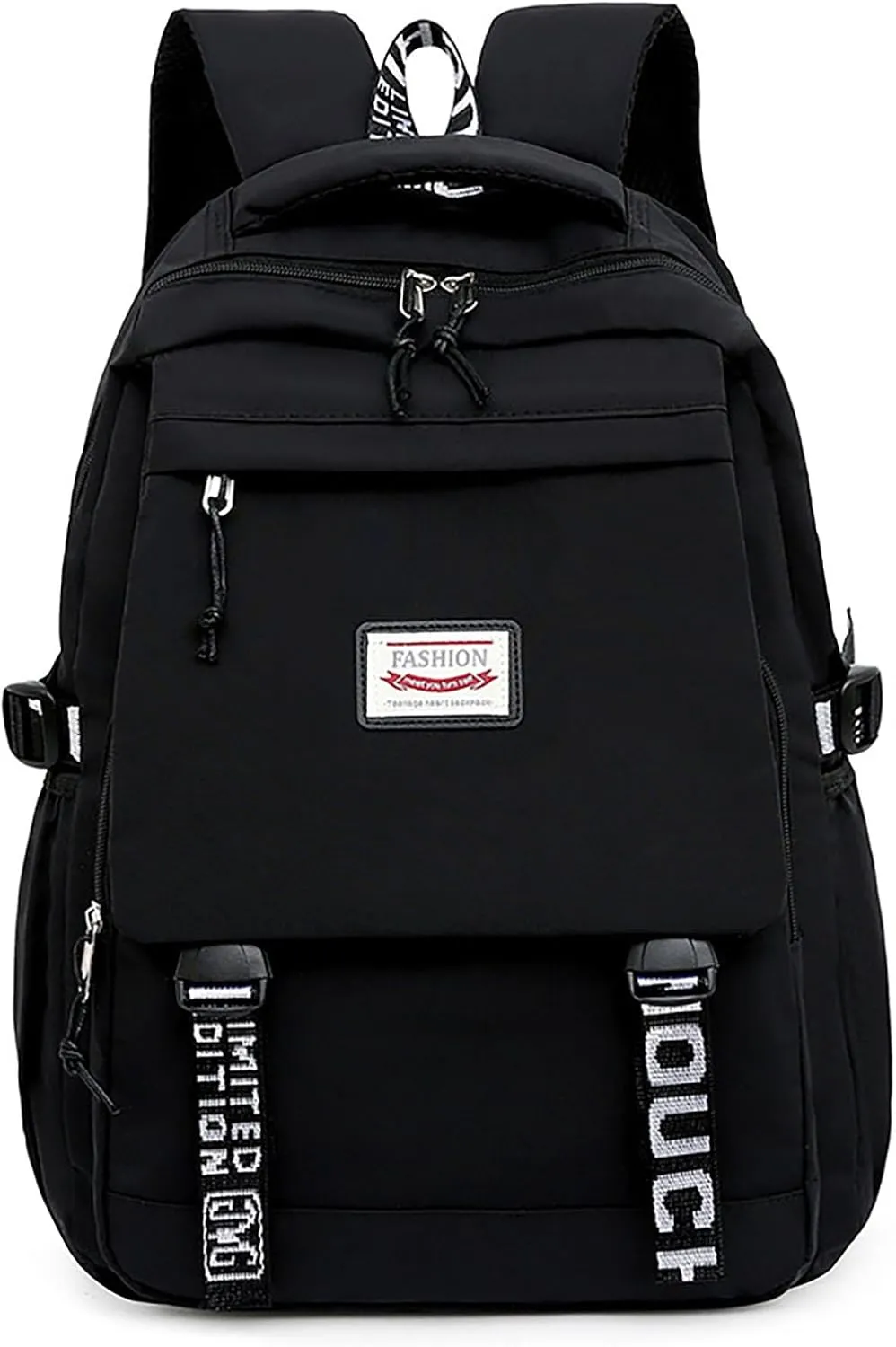 Casual Print Large Capacity College Backpack Outdoor Travel 15.6 inch Laptop Backpack for Men (BlackD)