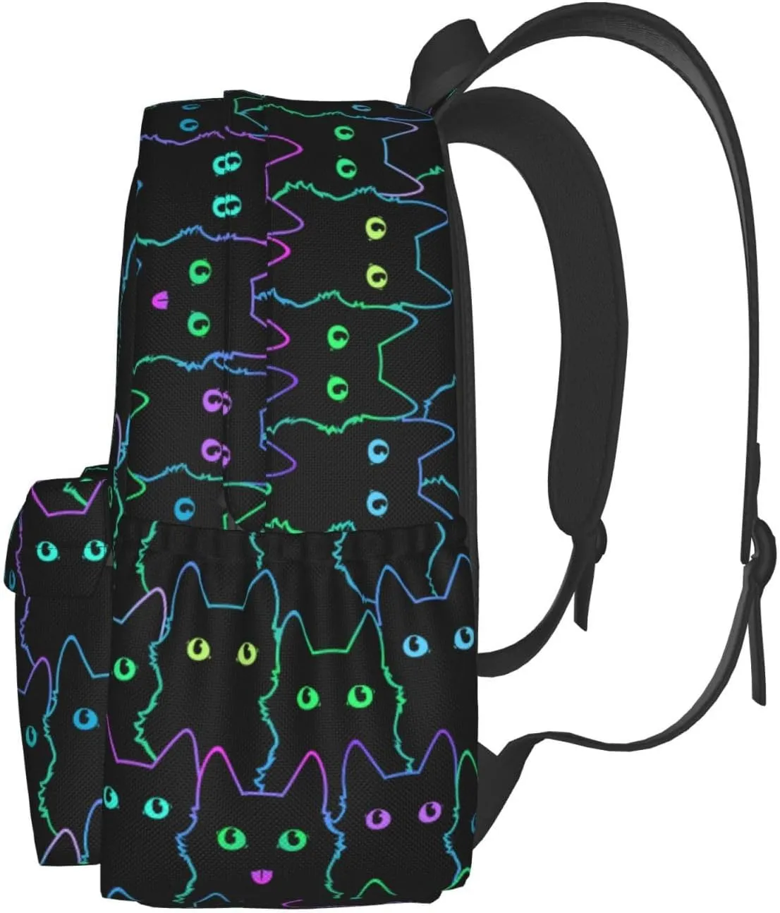 Cat Backpack Bookbag For Girls Boys To School Lightweight Casual Laptop Backpacks Travel Daypack