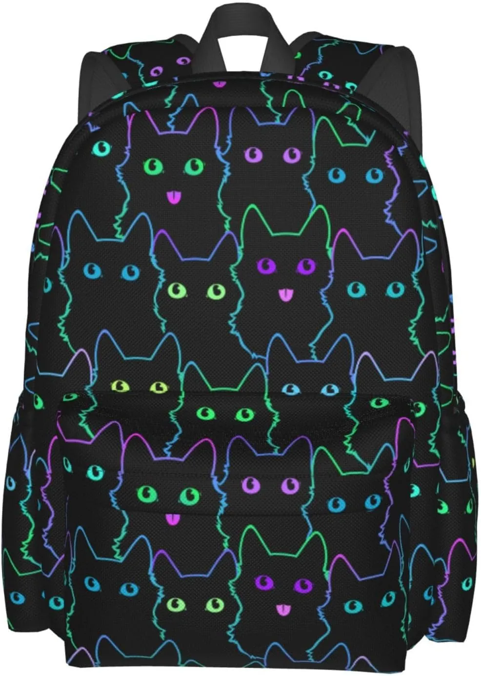 Cat Backpack Bookbag For Girls Boys To School Lightweight Casual Laptop Backpacks Travel Daypack
