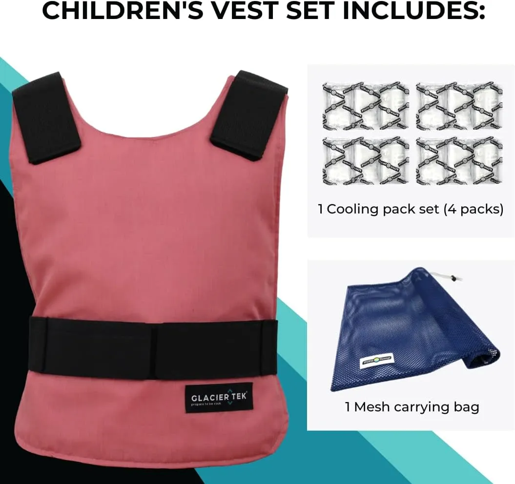 Children's Cool Vest with Nontoxic Cooling Packs