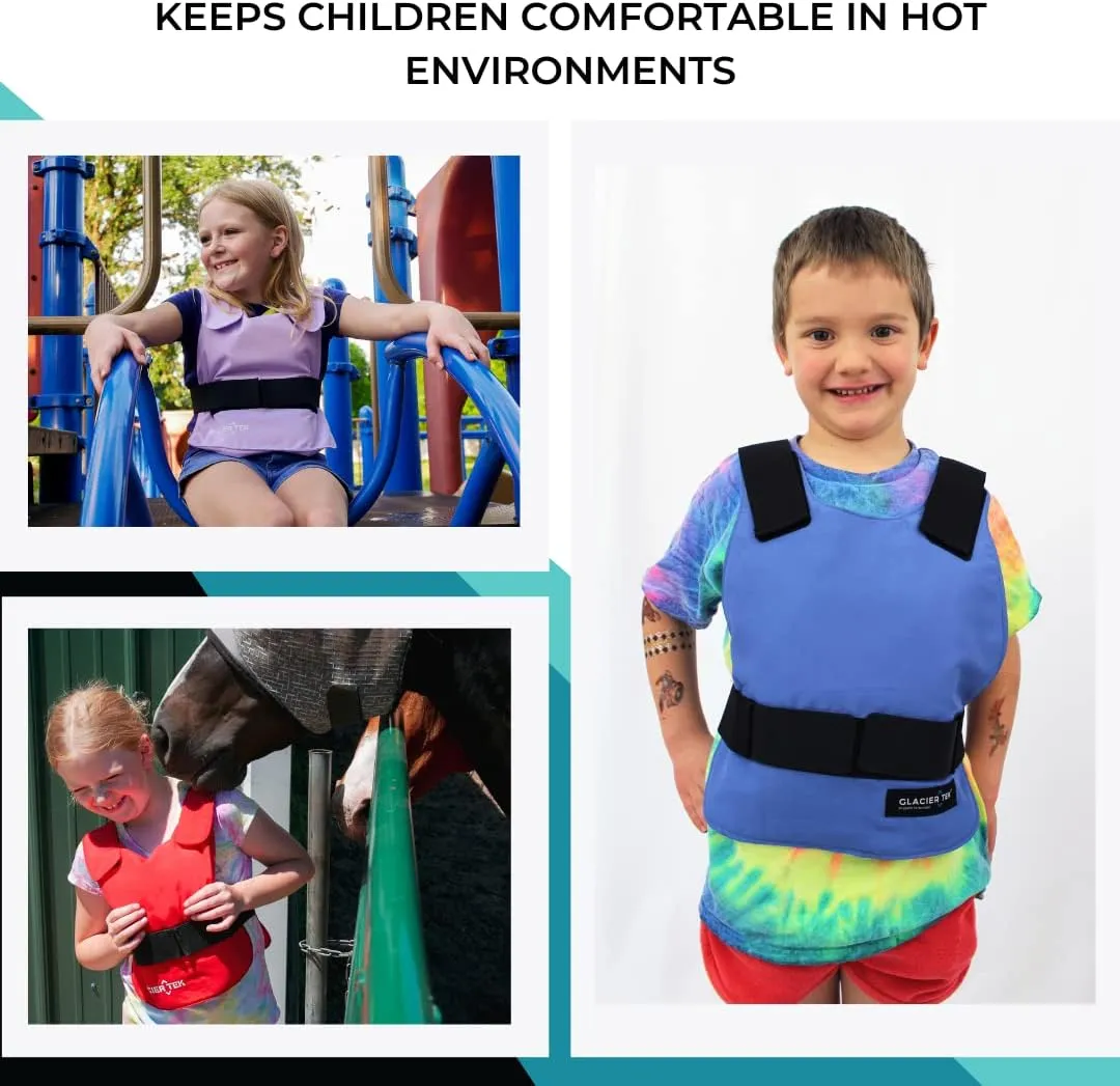 Children's Cool Vest with Nontoxic Cooling Packs