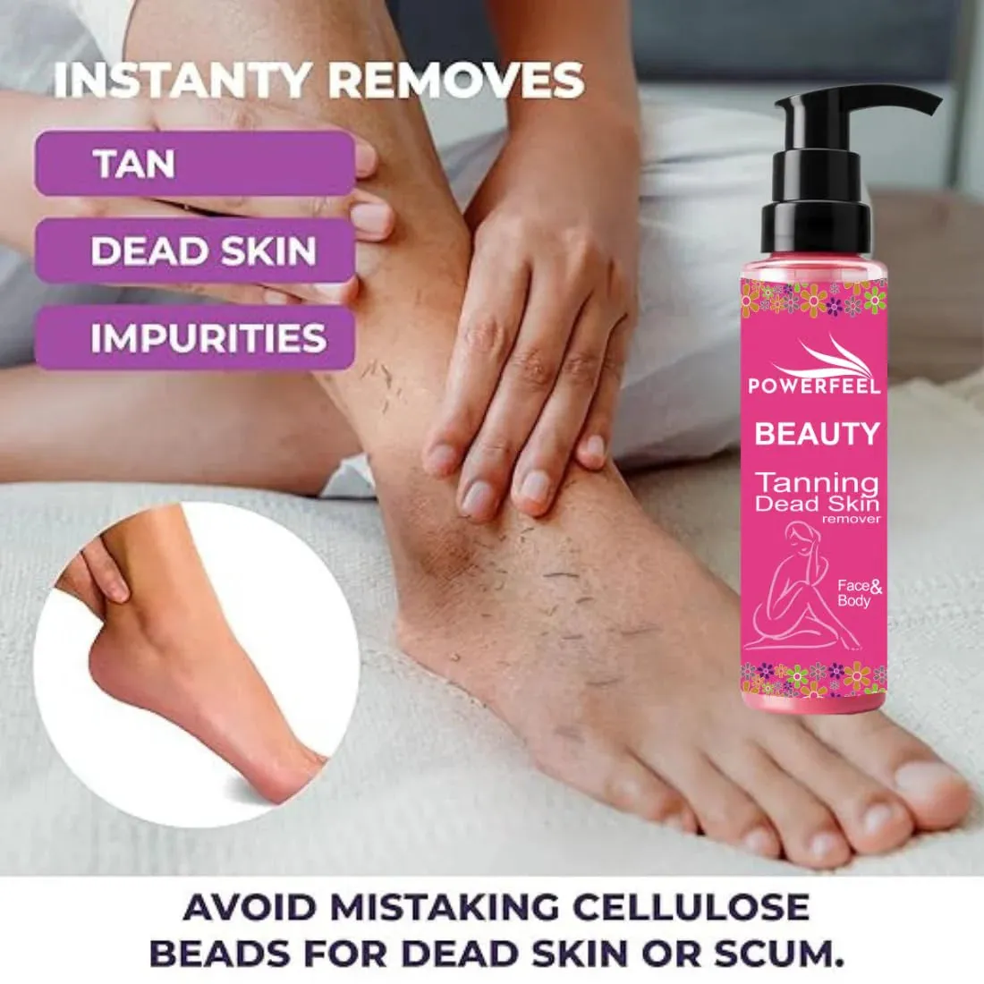 ClearTan  Dead Skin & Tan Remover for Smooth, Radiant Skin  (Buy 1 Get 1 Free)