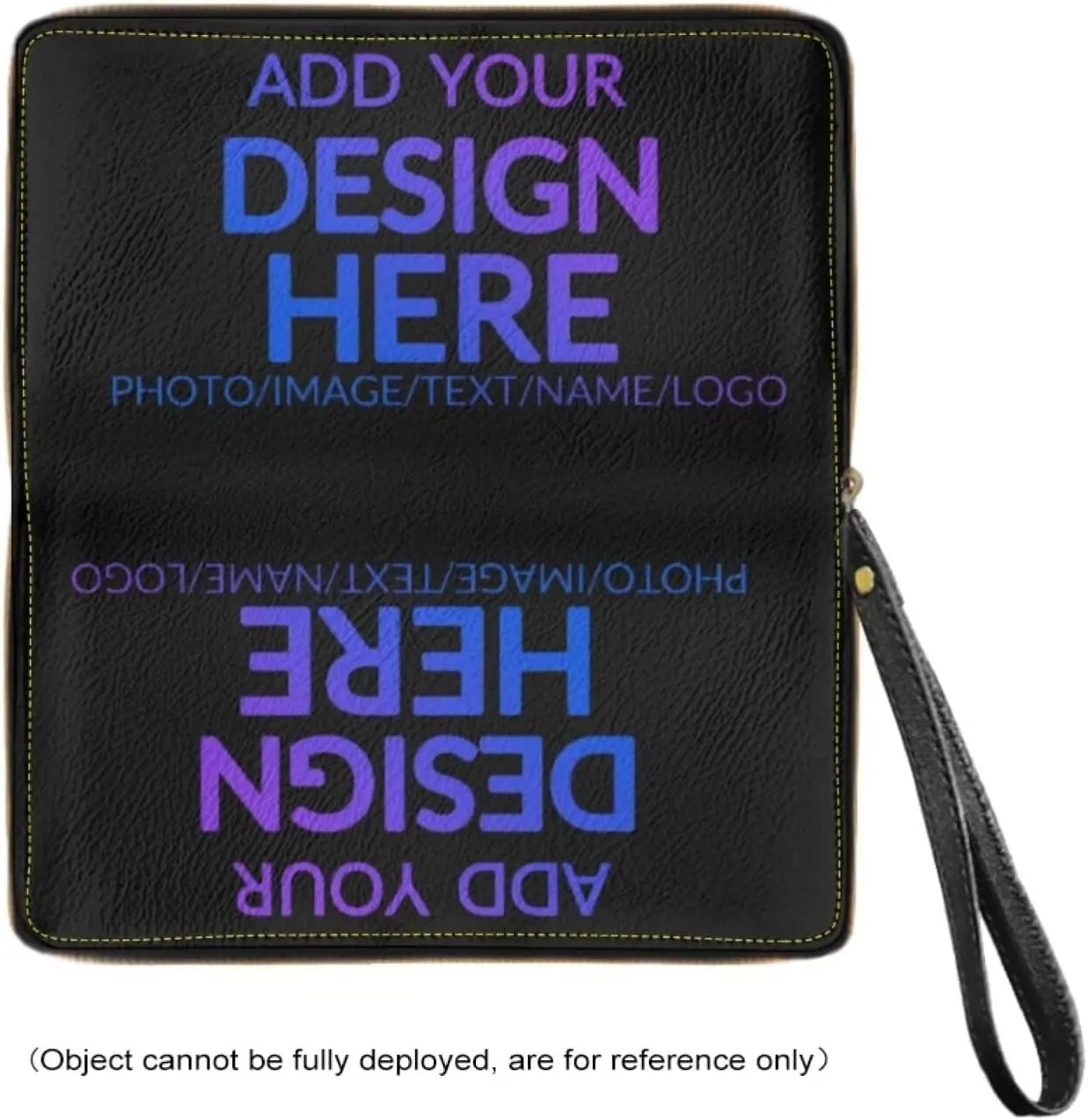 Custom Wallet for Men Handbag Casual Travel Money Clips with Coin Picket 4 Card Slots Zip Around Clutch