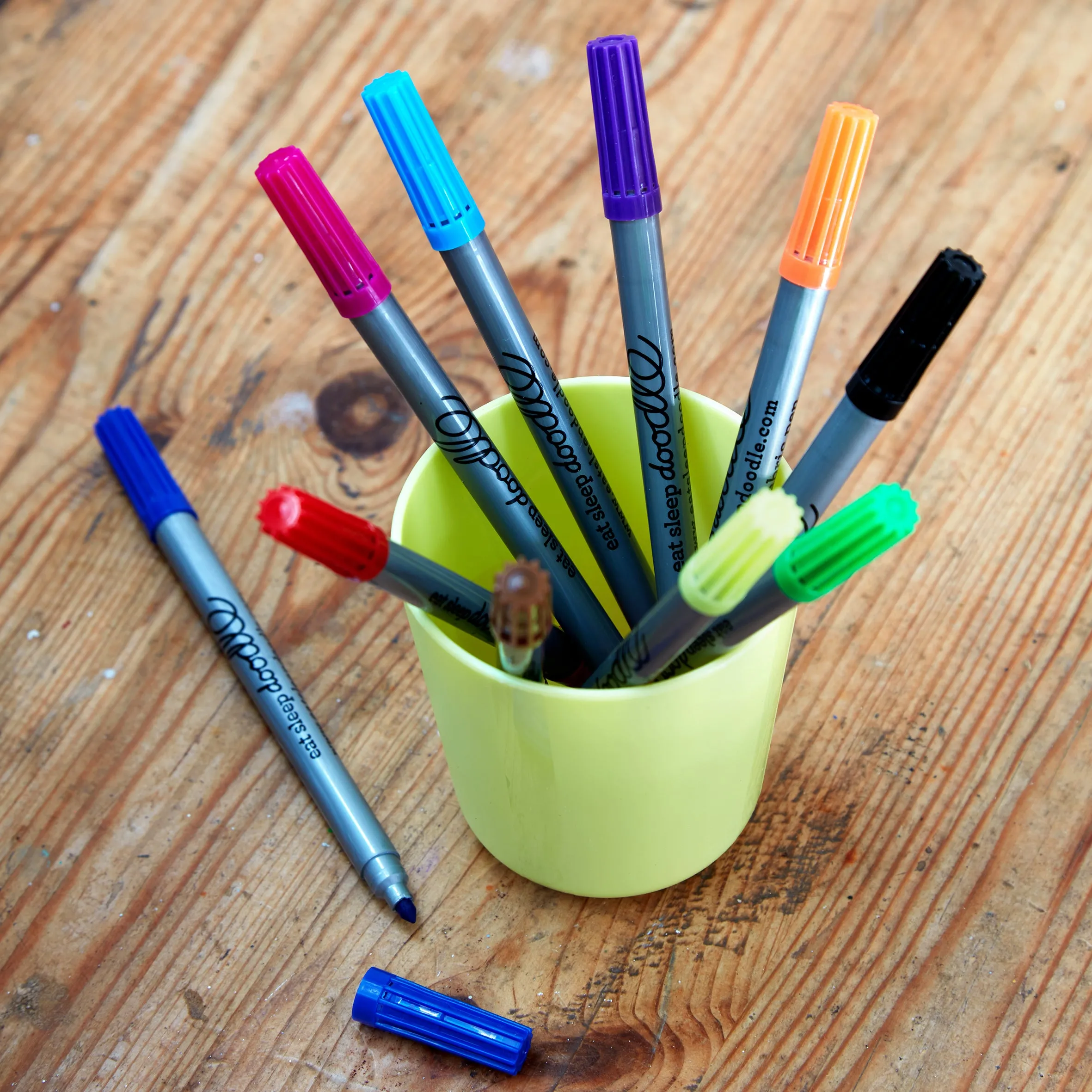 doodle wash-out marker set of 10