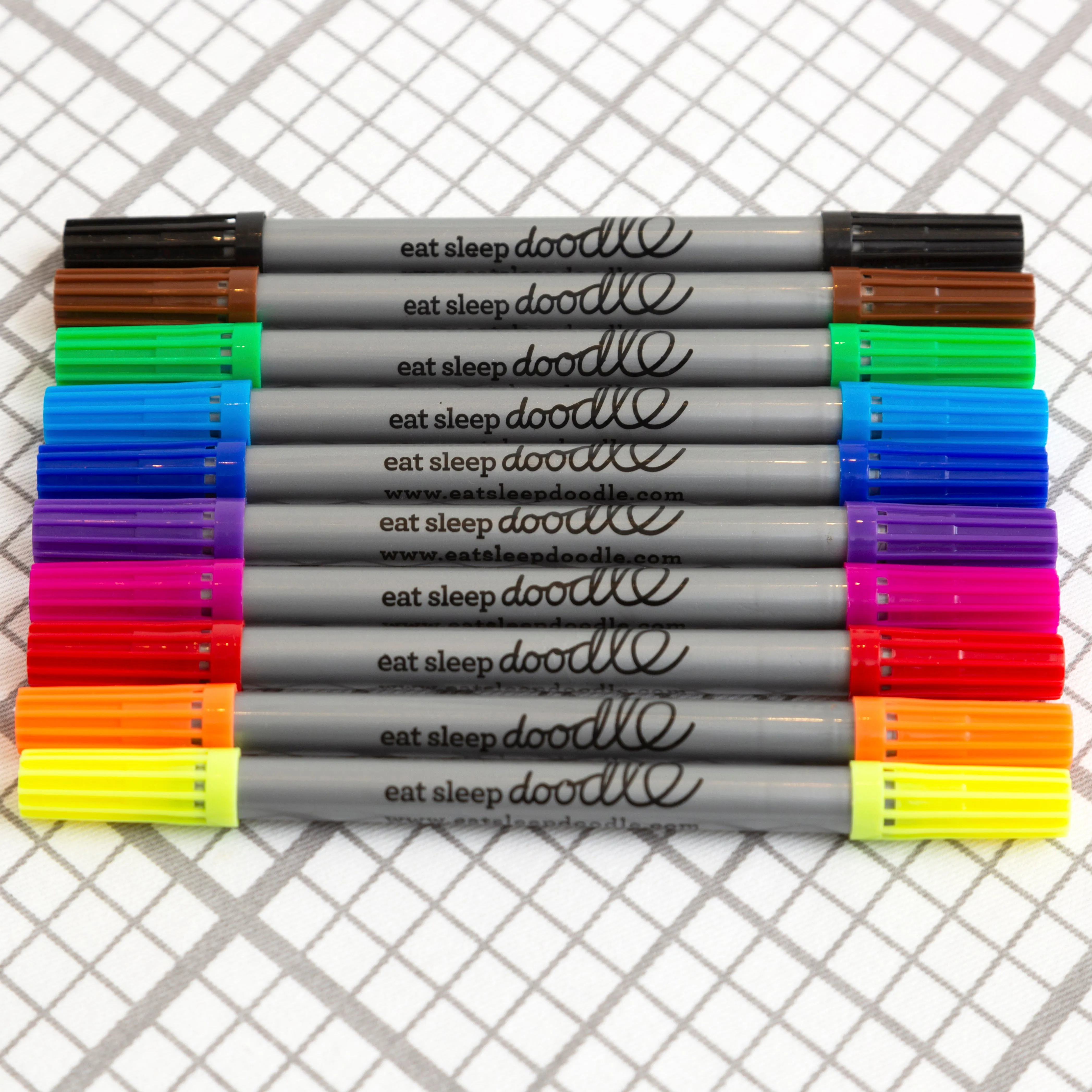 doodle wash-out marker set of 10