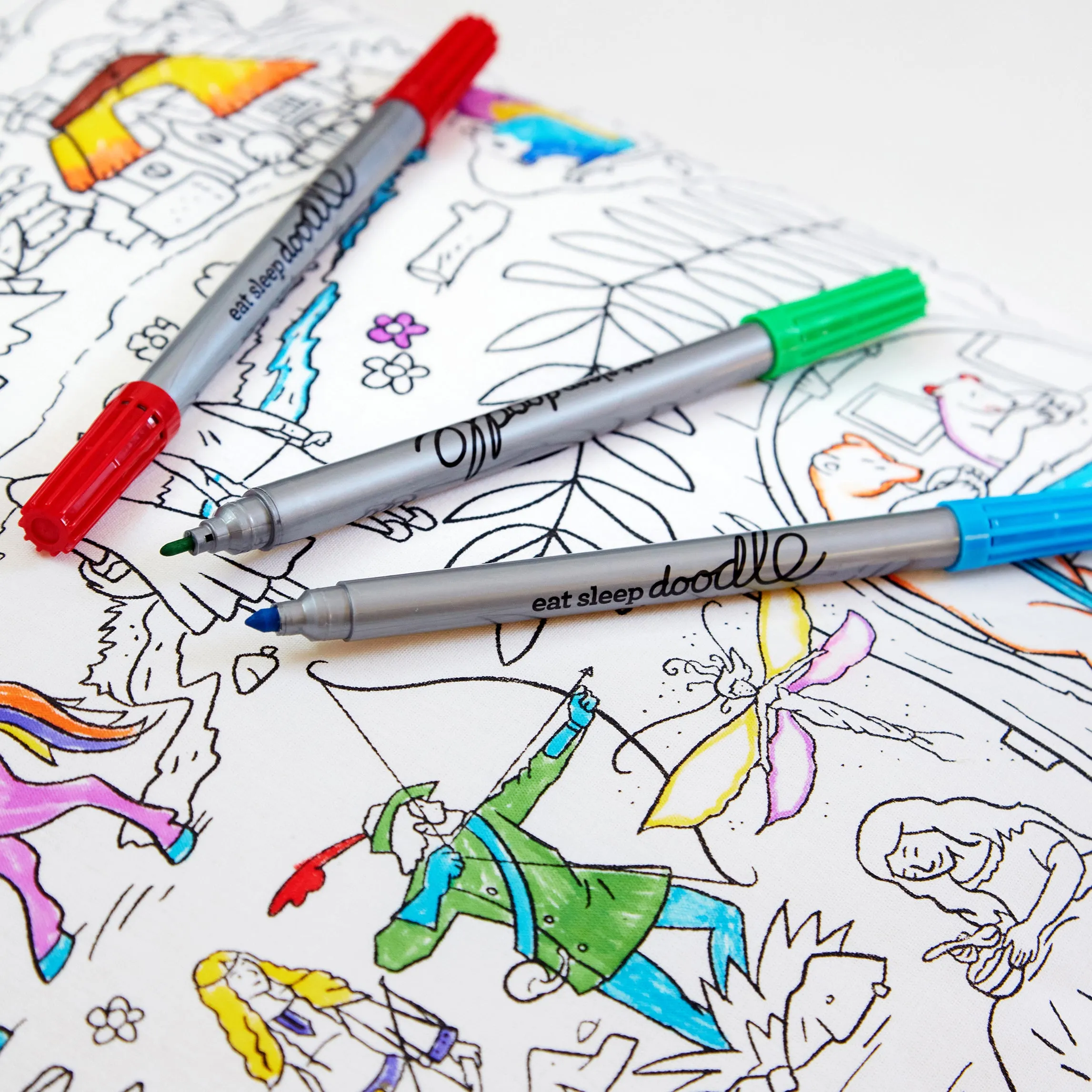 doodle wash-out marker set of 10