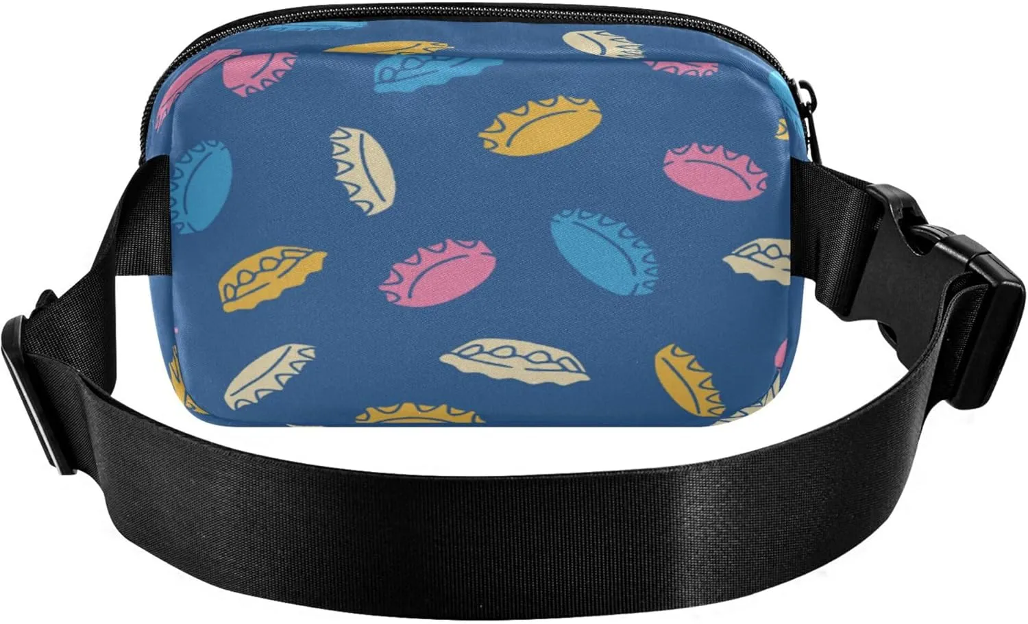 Exnundod Fanny Packs Colored Bottle Caps Running Waist Pack Cartoon Women Crossbody Bags Waterproof Men Fanny Pack