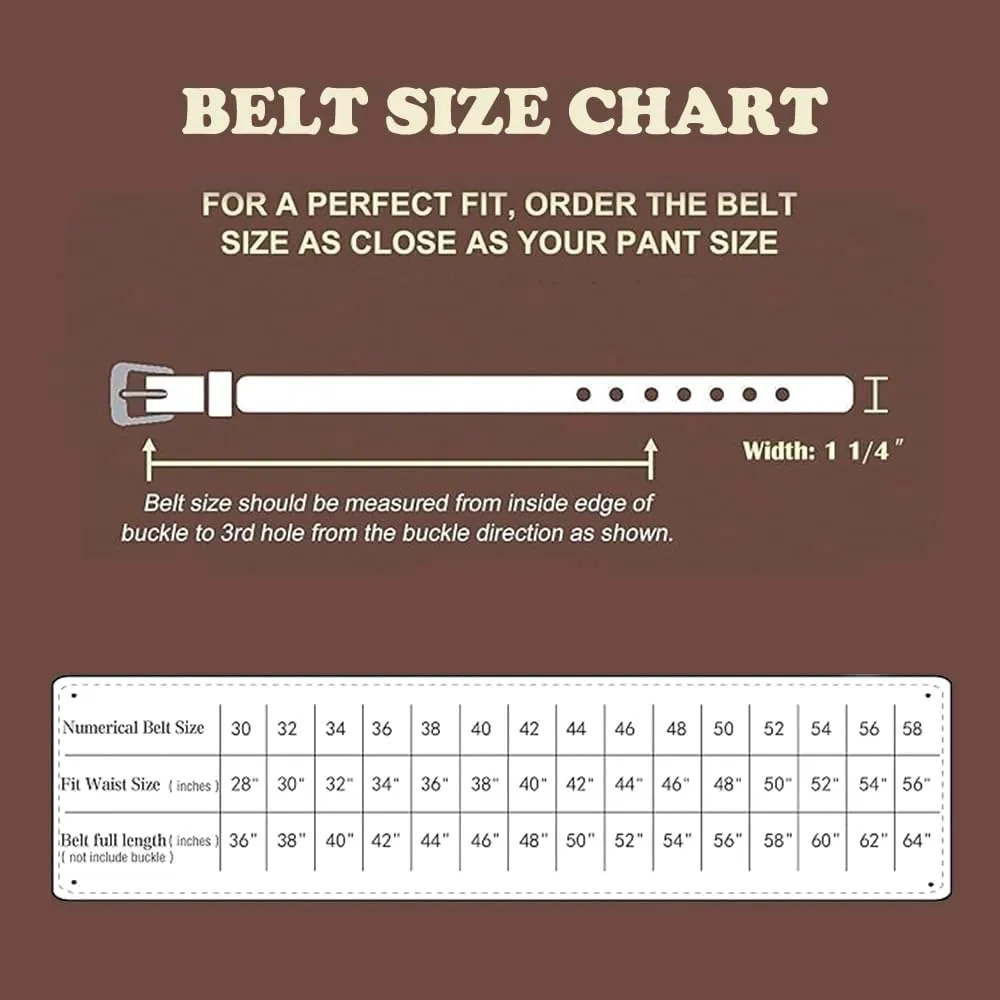 Fabio Valenti Genuine Leather Dress Belts For Men - Mens Belt For Suits, Jeans, Uniform With Single Prong Buckle