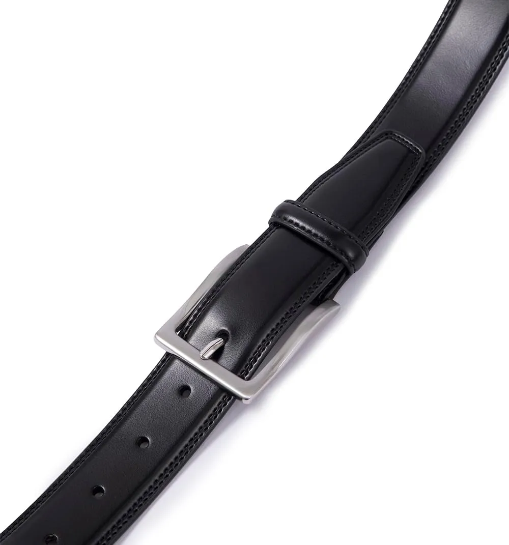 Fabio Valenti Genuine Leather Dress Belts For Men - Mens Belt For Suits, Jeans, Uniform With Single Prong Buckle
