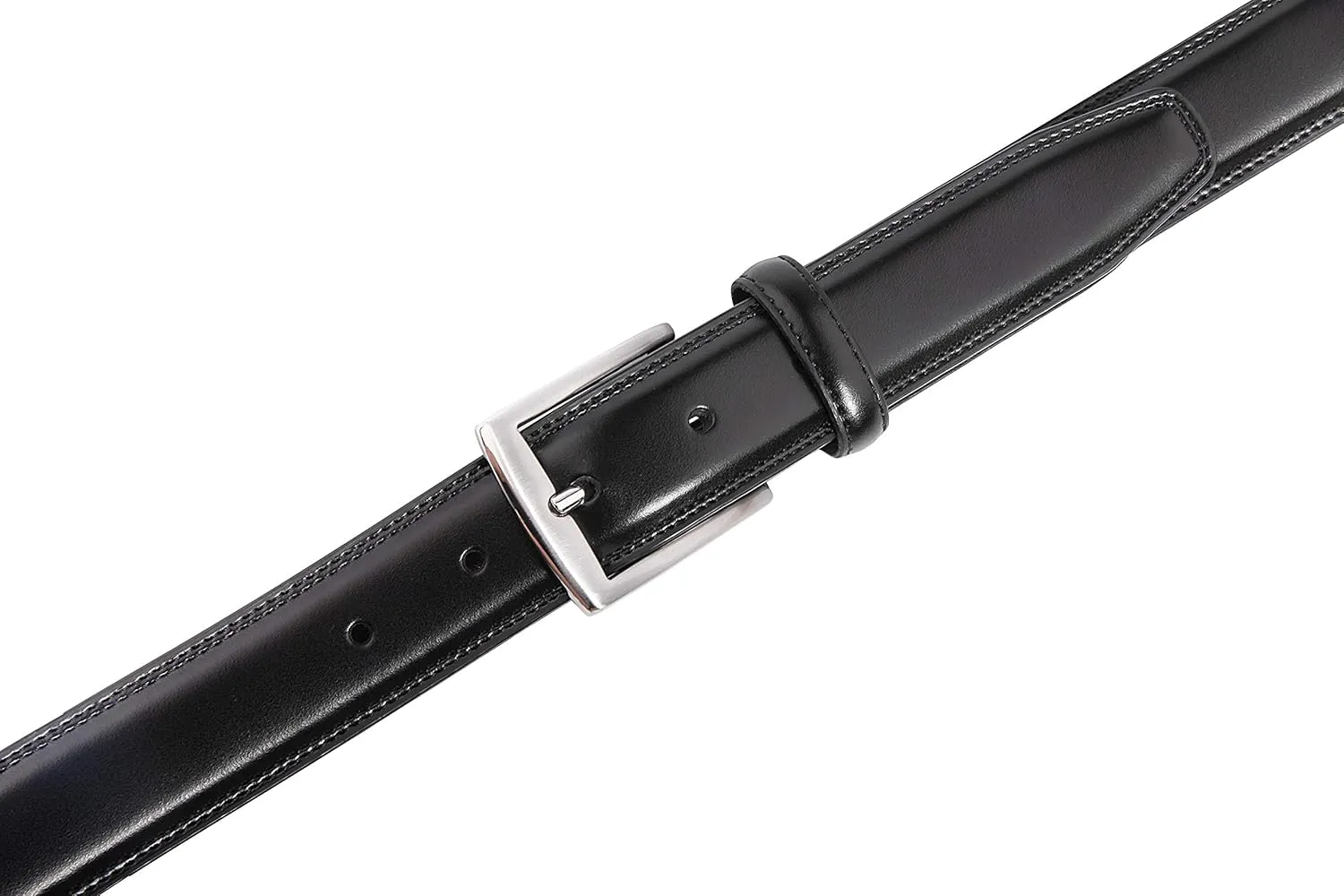 Fabio Valenti Genuine Leather Dress Belts For Men - Mens Belt For Suits, Jeans, Uniform With Single Prong Buckle