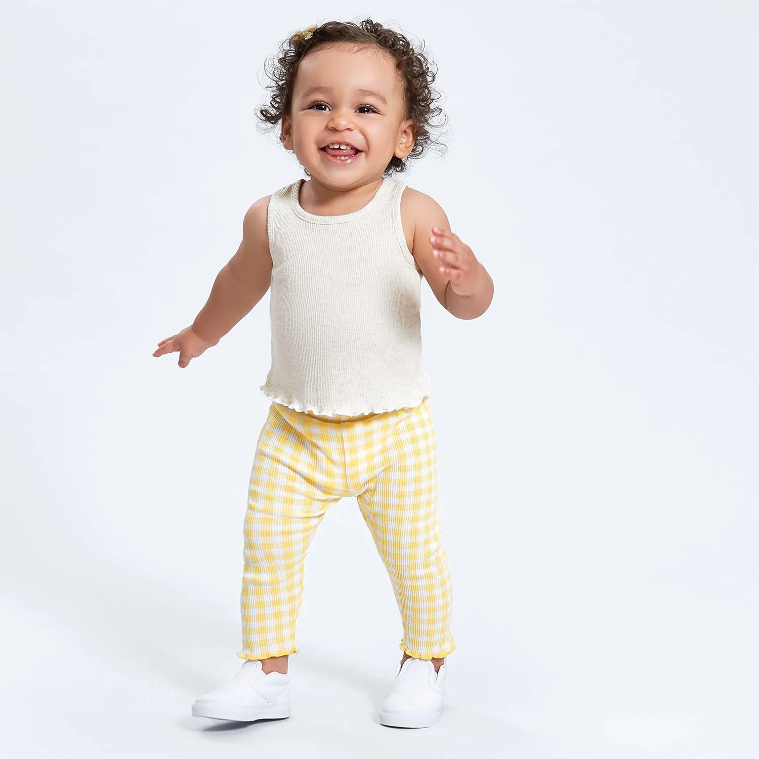 Gerber Baby Girls' 3-Pack Racer Back Tank Tops