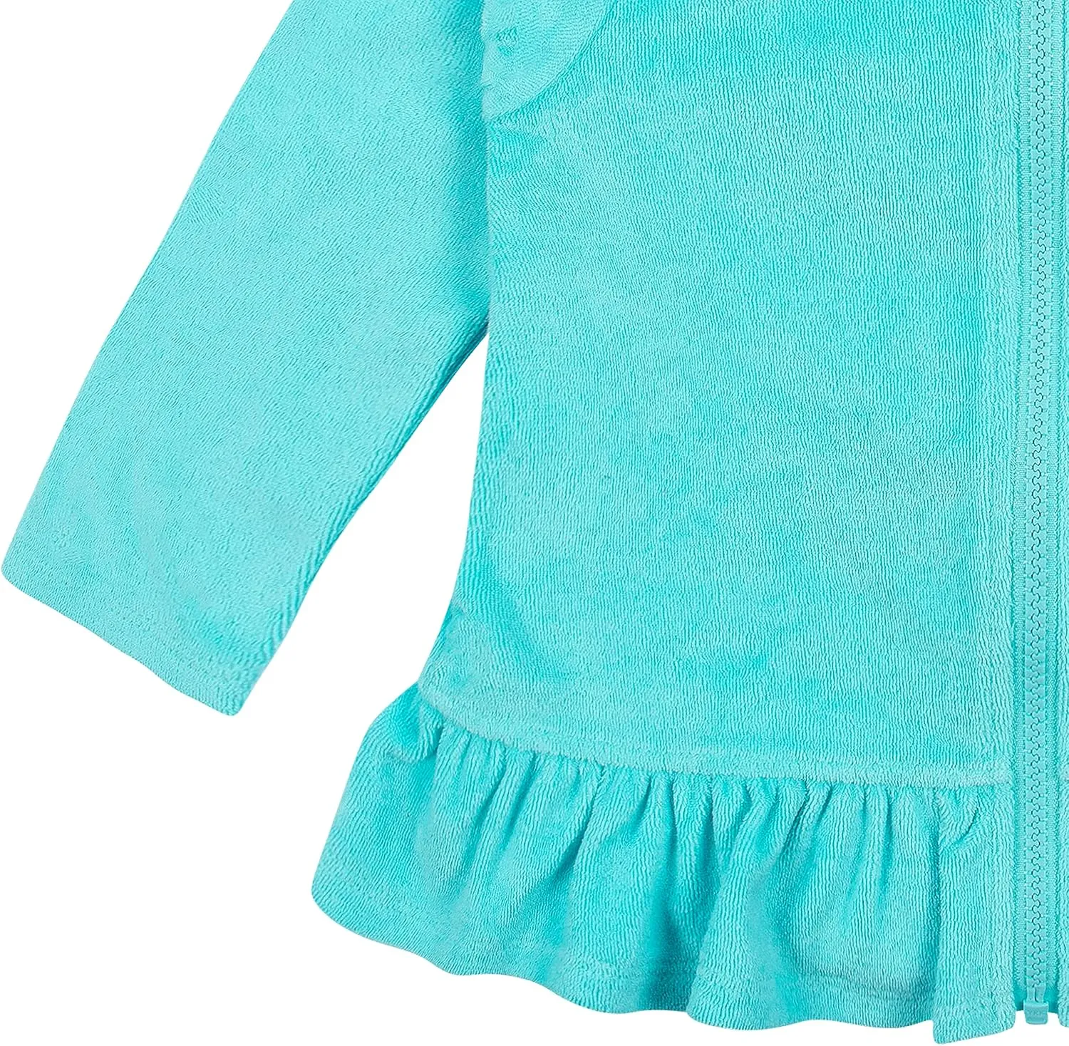 Gerber Baby Girls' and Toddler Zipper Hoodie Terry Swimsuit Cover Up