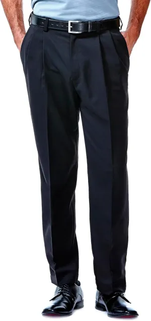 Haggar Men's Cool 18 Heather Solid Pant