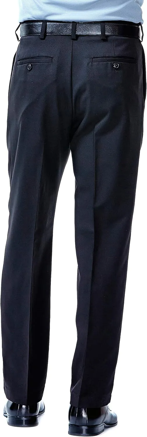 Haggar Men's Cool 18 Heather Solid Pant
