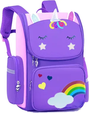HT HONOR . TRUST Kids Backpacks for Girls Kindergarten Preschool Girls Backpack Children Bookbag 15inch School bags for Travel Mochilas Escolares para Nias 4 5 6 Aos Kinder