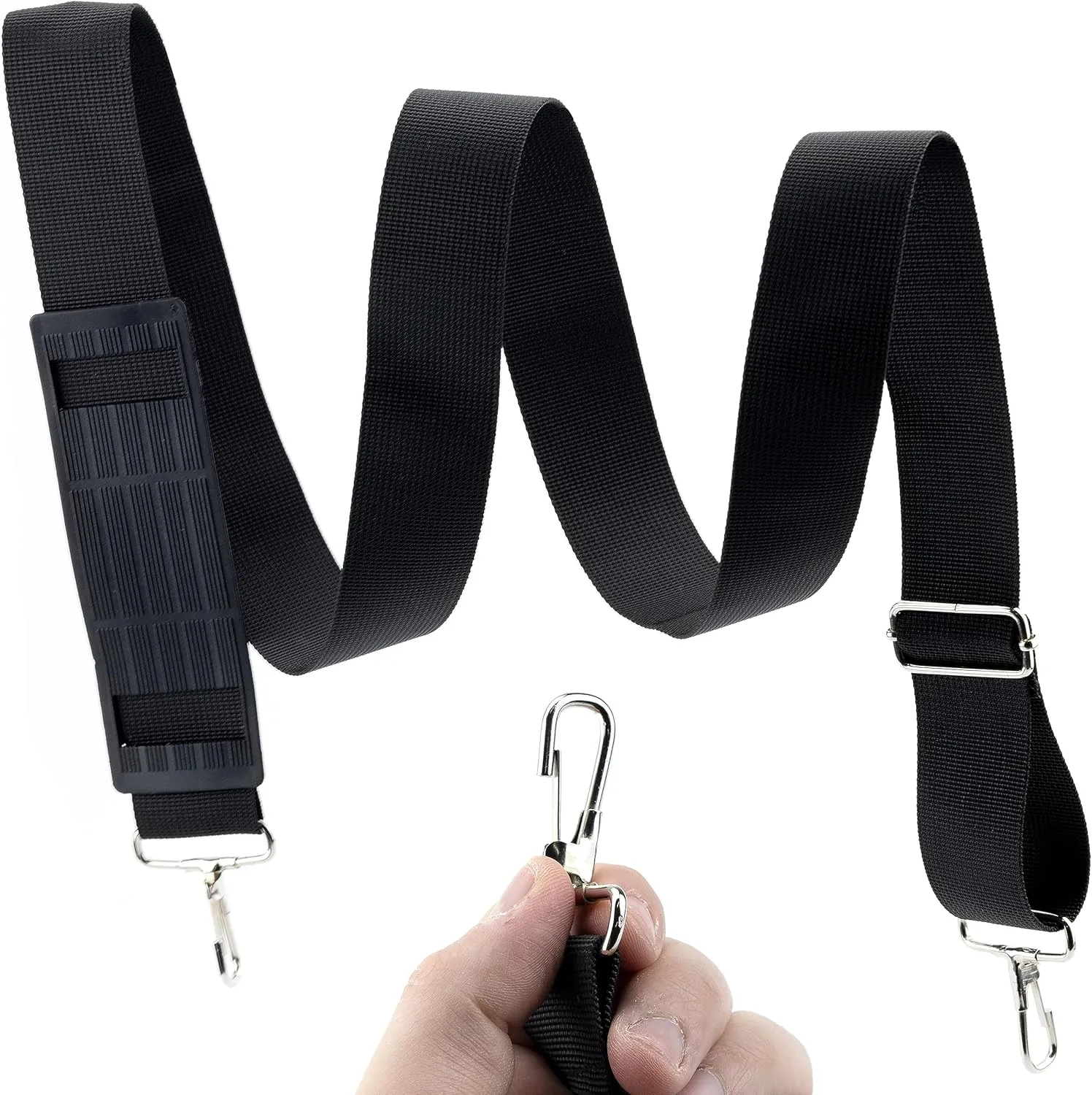 IFAMIO 59 Inch Adjustable Shoulder Strap - Universal Replacement Strap Shoulder Belt for Laptop, Crossbody, Messenger, Camera, Duffel Bags