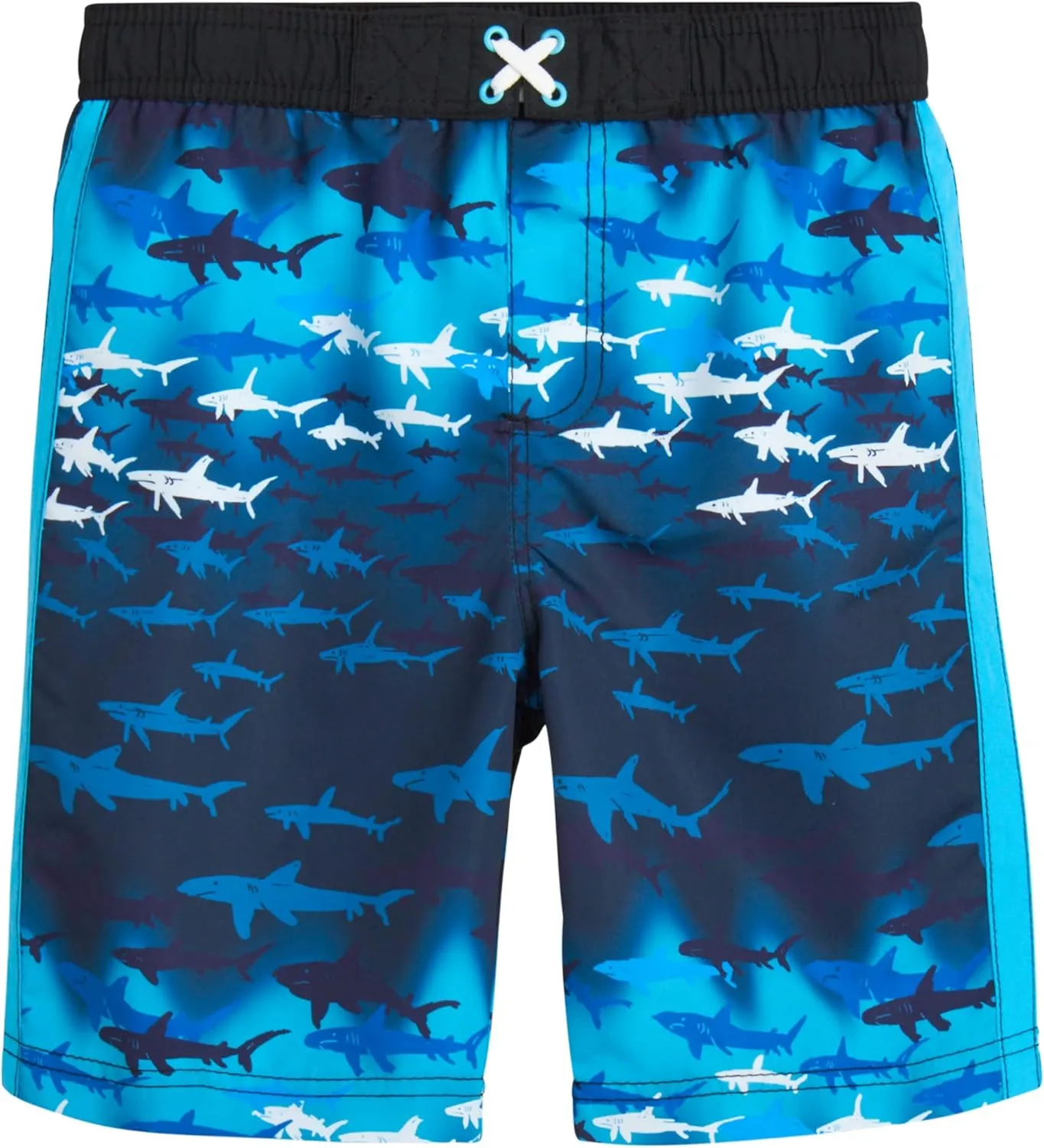 iXtreme Boys Rash Guard Set - 2 Piece UPF50  Sun Protection Quick Dry Short Sleeve Swim Shirt & Swim Trunks for Boys (12M-14)