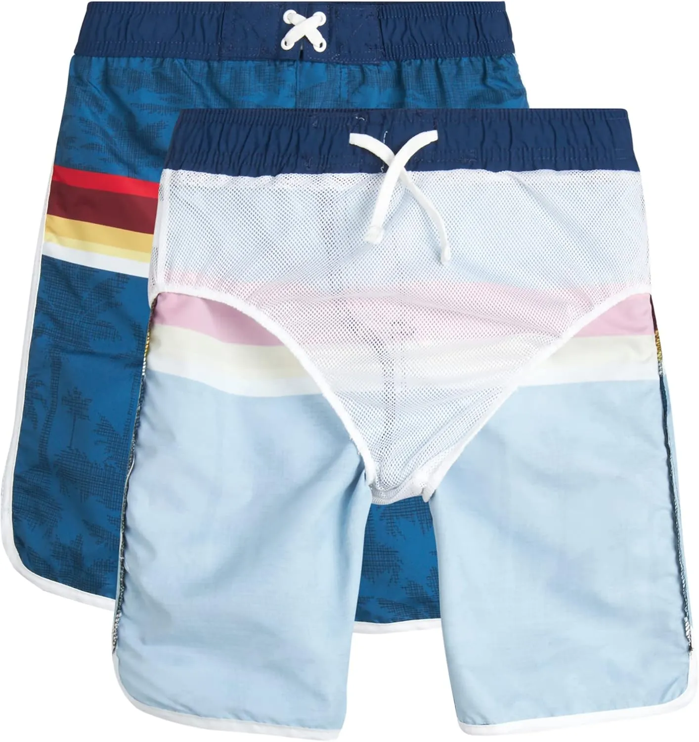 iXtreme Boys Rash Guard Set - 2 Piece UPF50  Sun Protection Quick Dry Short Sleeve Swim Shirt & Swim Trunks for Boys (12M-14)